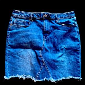 YMI jeans mini skirt size 13